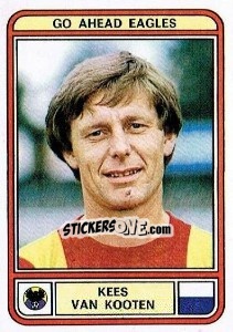 Sticker Kees van Kooten - Voetbal 1979-1980 - Panini