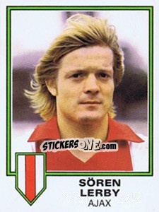 Sticker Soren Lerby - Voetbal 1980-1981 n. 10 - Panini