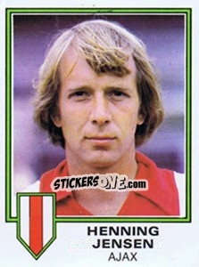 Sticker Henning Jensen - Voetbal 1980-1981 n. 13 - Panini