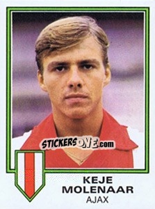 Cromo Keje Molenaar - Voetbal 1980-1981 - Panini