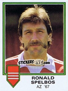 Sticker Ronald Spelbos - Voetbal 1980-1981 - Panini