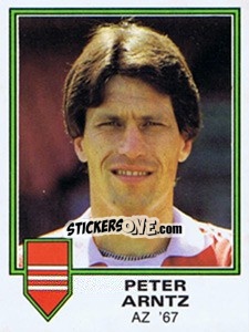 Sticker Peter Arntz - Voetbal 1980-1981 - Panini