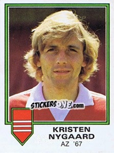 Sticker Kristen Nygaard - Voetbal 1980-1981 - Panini