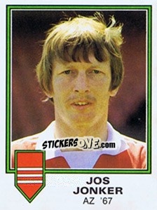 Sticker Jos Jonker - Voetbal 1980-1981 - Panini