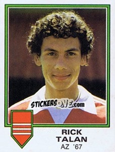 Sticker Rick Talan - Voetbal 1980-1981 - Panini