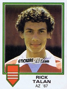 Sticker Rick Talan - Voetbal 1980-1981 n. 34 - Panini