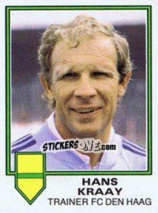 Sticker Hans Kraay - Voetbal 1980-1981 - Panini