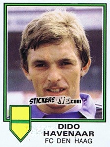 Sticker Dido Havenaar - Voetbal 1980-1981 - Panini