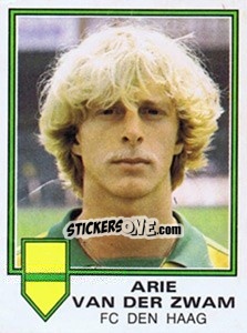 Sticker Arie van der Zwam - Voetbal 1980-1981 - Panini