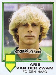 Sticker Arie van der Zwam - Voetbal 1980-1981 n. 48 - Panini