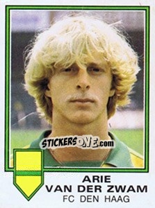 Figurina Arie van der Zwam - Voetbal 1980-1981 - Panini