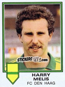 Sticker Harry Melis - Voetbal 1980-1981 - Panini