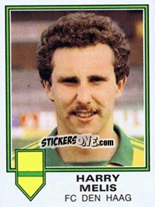 Figurina Harry Melis - Voetbal 1980-1981 - Panini