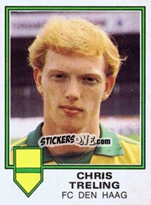 Sticker Chris Treling - Voetbal 1980-1981 - Panini