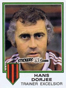 Sticker Hans Dorjee - Voetbal 1980-1981 - Panini