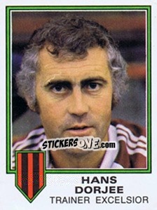 Sticker Hans Dorjee - Voetbal 1980-1981 n. 58 - Panini