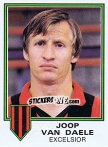 Sticker Joop van Daele - Voetbal 1980-1981 - Panini