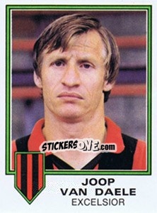 Sticker Joop van Daele - Voetbal 1980-1981 n. 61 - Panini