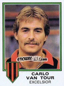 Sticker Carlo van Tour - Voetbal 1980-1981 - Panini
