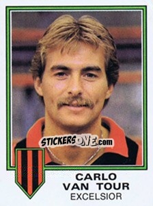 Sticker Carlo van Tour - Voetbal 1980-1981 n. 63 - Panini