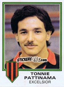 Sticker Tonnie Pattinama - Voetbal 1980-1981 n. 65 - Panini