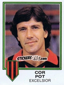 Sticker Cor Pot - Voetbal 1980-1981 n. 68 - Panini
