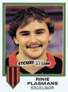 Sticker Rinie Plasmans - Voetbal 1980-1981 - Panini