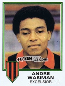 Sticker Andre Wasiman - Voetbal 1980-1981 - Panini