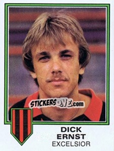 Sticker Dick Ernst - Voetbal 1980-1981 - Panini