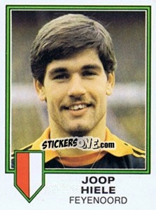 Figurina Joop Hiele - Voetbal 1980-1981 - Panini