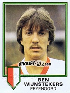 Sticker Ben Wijnsteker - Voetbal 1980-1981 n. 78 - Panini
