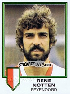 Sticker Rene Notten - Voetbal 1980-1981 n. 83 - Panini