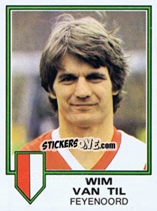 Sticker Wim van Til - Voetbal 1980-1981 - Panini