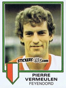 Cromo Pierre Vermeulen - Voetbal 1980-1981 - Panini