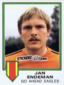 Sticker Jan Endeman - Voetbal 1980-1981 - Panini