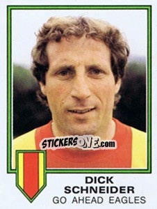 Figurina Dick Schneider - Voetbal 1980-1981 - Panini