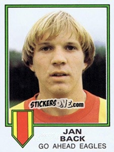 Sticker Jan Back - Voetbal 1980-1981 - Panini