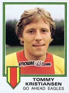 Sticker Tommy Kristiansen - Voetbal 1980-1981 - Panini