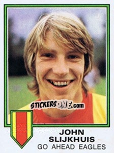 Sticker John Slijkhuis - Voetbal 1980-1981 - Panini