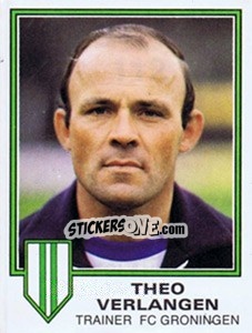 Sticker Theo Verlangen - Voetbal 1980-1981 - Panini