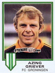 Sticker Azing Griever - Voetbal 1980-1981 - Panini
