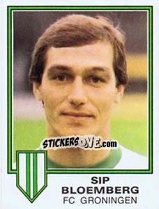Sticker Sip Bloemberg - Voetbal 1980-1981 - Panini