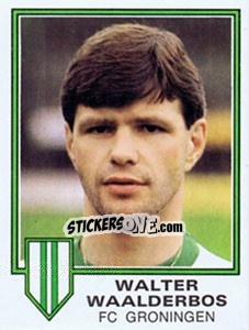 Sticker Walter Waalderbos - Voetbal 1980-1981 - Panini