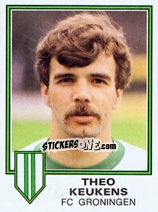 Sticker Theo Keukens - Voetbal 1980-1981 - Panini