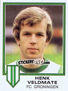 Sticker Henk Veldmate - Voetbal 1980-1981 - Panini