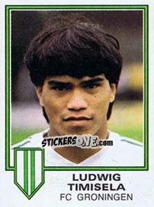 Sticker Ludwig Timisela - Voetbal 1980-1981 - Panini