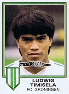 Sticker Ludwig Timisela - Voetbal 1980-1981 n. 125 - Panini