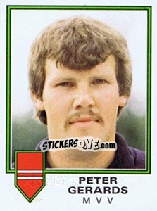 Cromo Peter Gerards - Voetbal 1980-1981 - Panini