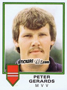 Sticker Peter Gerards - Voetbal 1980-1981 n. 131 - Panini