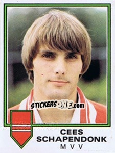 Sticker Cees Schapendonk - Voetbal 1980-1981 n. 140 - Panini